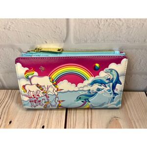 Lisa Frank Loungefly Disney Unicorn Reflection Wallet EUC